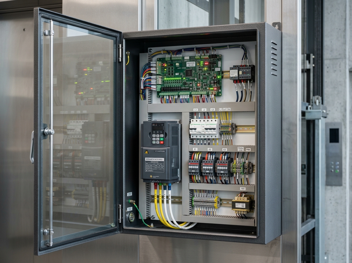 Integrated VVVF elevator control cabinet